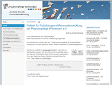 Tablet Screenshot of pp-fortbildung.de